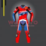 Alvaro Bautista Honda CBR WSBK MOTOGP Motorbike Leather Racing Suit  2021
